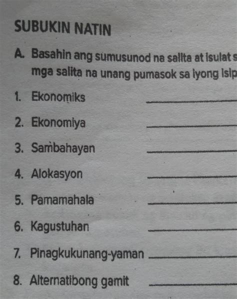 Isulat sa patlang ang daglat ng sumusunod na salita: 21. Doktor.